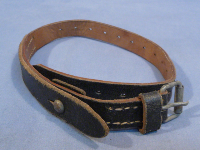 Original WWII German Greatcoat (Tornister) Strap, Maker Marked & 1942 Dated