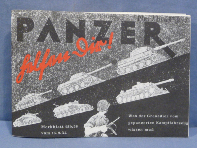 REPRINT - WWII German Manual for Panzergrenadier