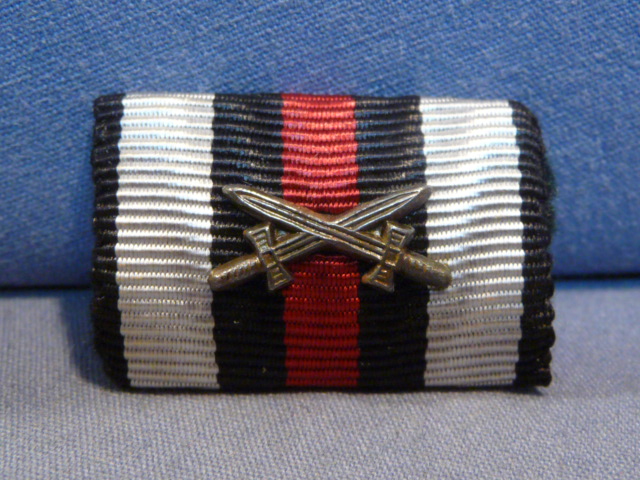 Original Pre-WWII German Combatant's 1914-18 Cross of Honor Ribbon Bar, UNISSUED
