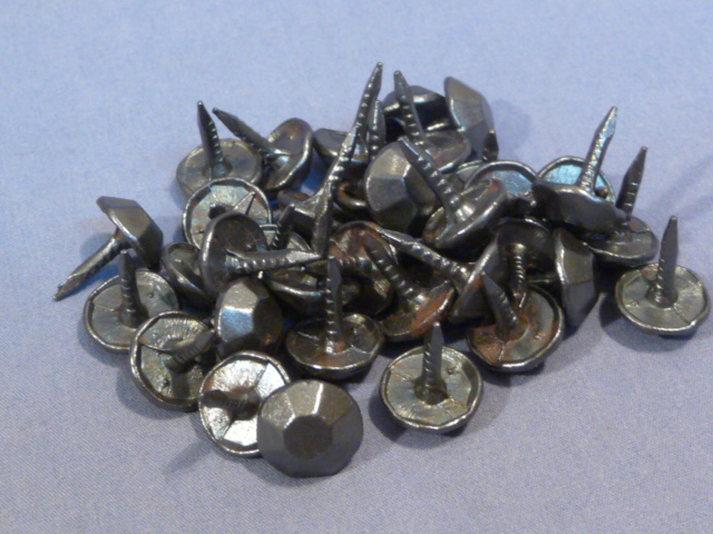 Original WWII German Set of 36 Hobnails, 12mm Size
