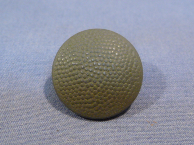 Original WWII German Pebbled Tunic Button, Feldgrau Colored