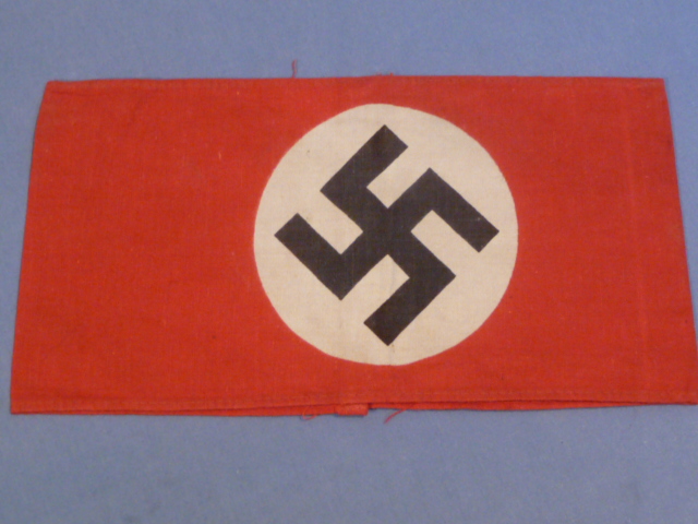 Original Nazi Era German NSDAP Member's Armband, CLOTH