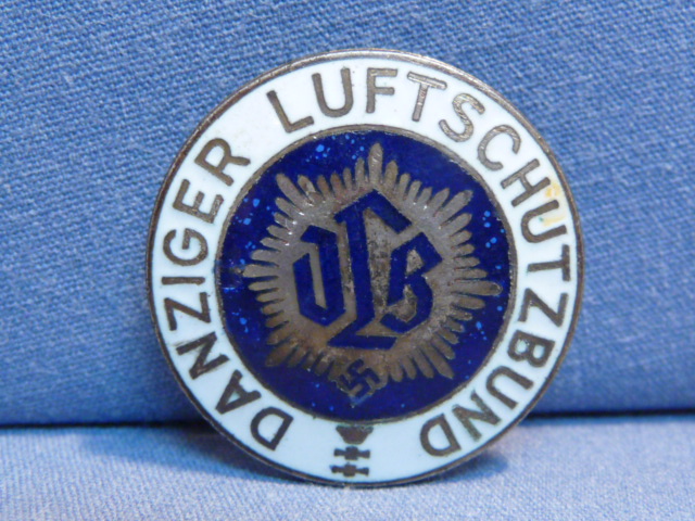 Original? Nazi Era German DLB Member's Stick Pin, DANZIGER LUFTSCHUTZBUND