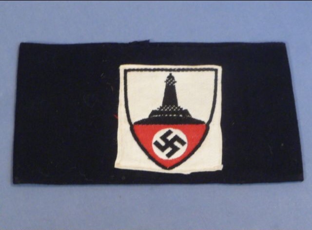 Original Nazi Era German DRKB Member's Armband