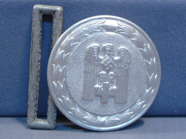 Original Nazi Era German DRK (Red Cross) Leader's Belt Buckle