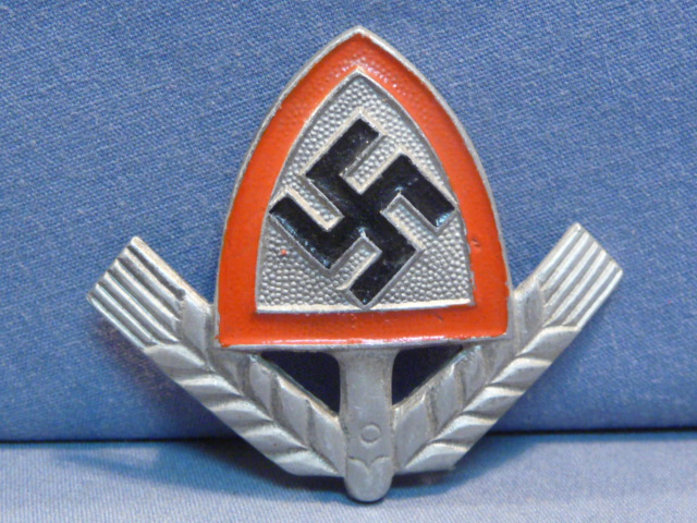 Original Nazi Era German RAD Cap Insignia, 1936 Dated Incomplete