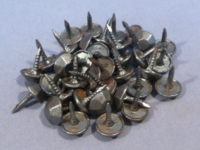 Original WWII German Set of 36 Hobnails, 12mm Size
