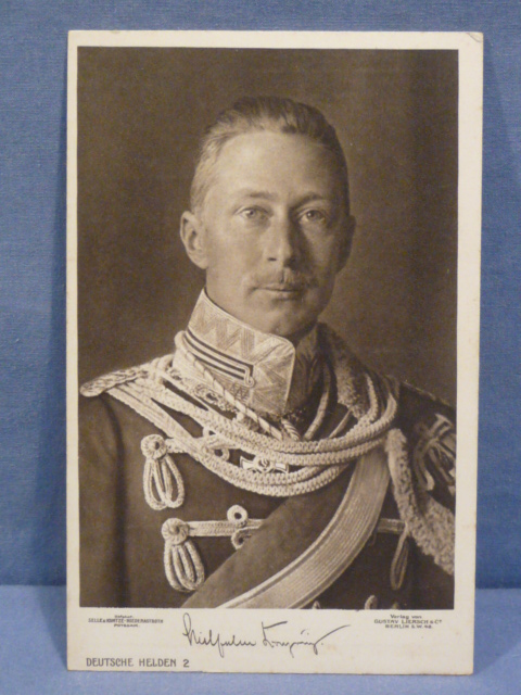 Original WWI German Military Personality Postcard