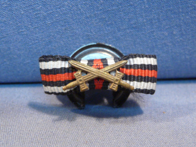 Original Pre-WWII German Lapel Button Hole Ribbon, Hindenburg Cross UNISSUED