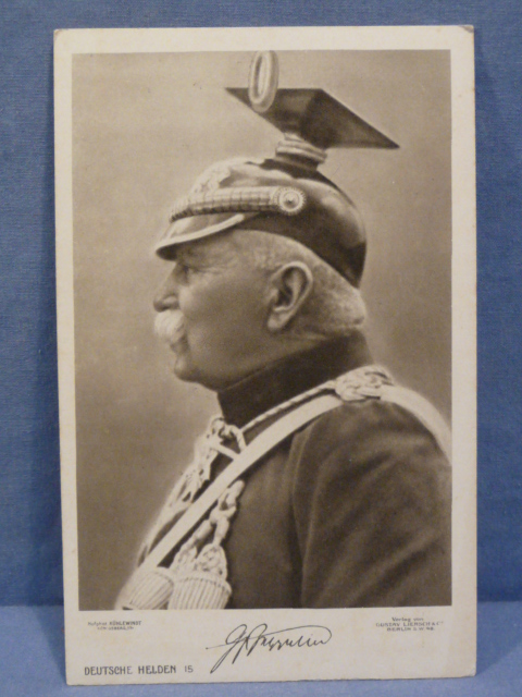 Original WWI German Military Personality Postcard