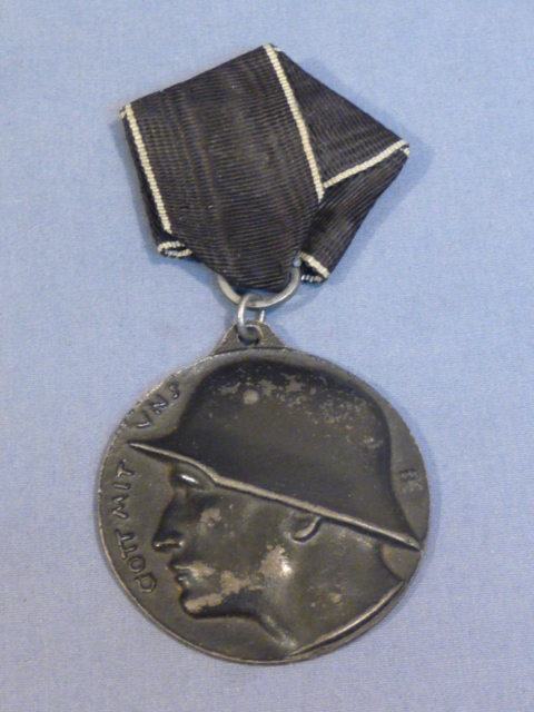 Original Pre-Nazi Era German Commemorative WWI Medal, 1918