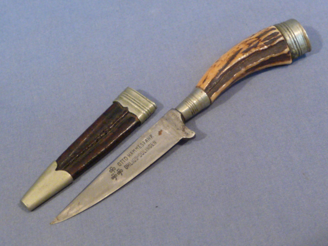 Original Nazi Era German Hunting Association Skinning Knife Miniature