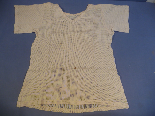 Original WWII German Soldier's Tropical Mesh Undershirt
