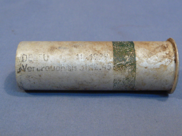 Original WWII German Flare Round Casing, 1939 Green Signal