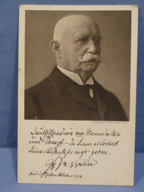 Original WWI German Red Cross (Roten Kreus) Personality Postcard