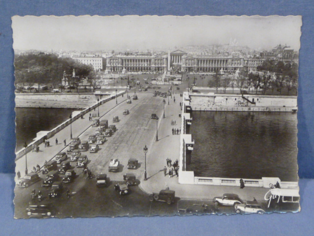 Original WWII Era French Architecture Postcard, Paris et ses Merveilles la Concorde