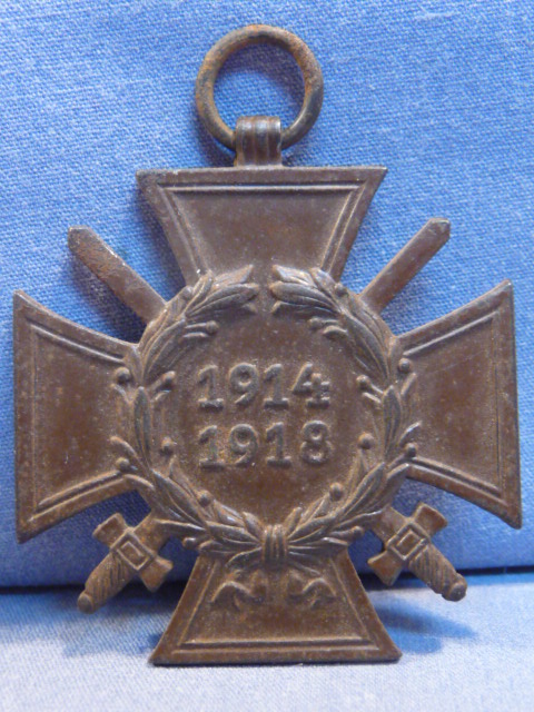 Original Pre-WWII German Combatants 1914-1918 Honor Cross, Hindenburg Cross