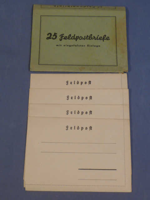 Original WWII German Field Post Letter/Envelope Combination Set, Feldpostbriefe
