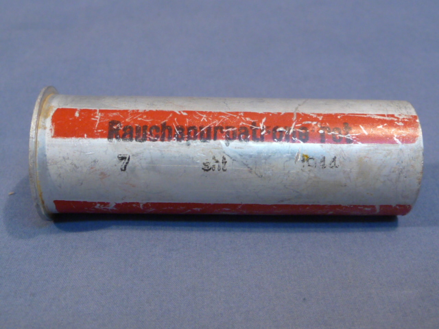 Original WWII German Flare Round Casing, 1944 Red Smoke