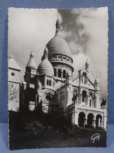 Original WWII Era French Architecture Postcard, Paris et ses Merveilles Basilique du Sacr� Coeur