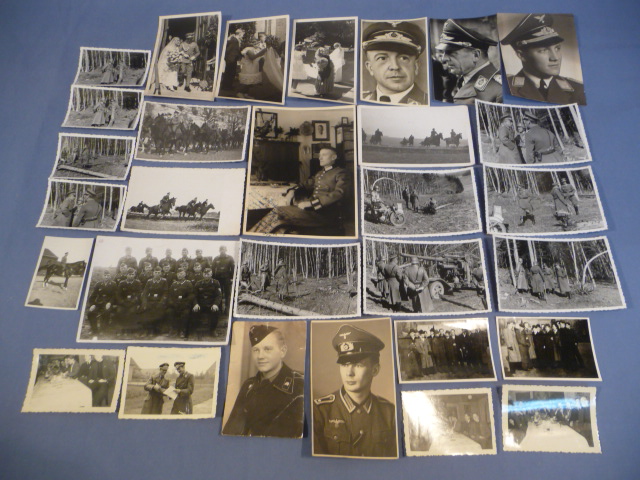 Original WWII German Photographs Lot, 50 TOTAL