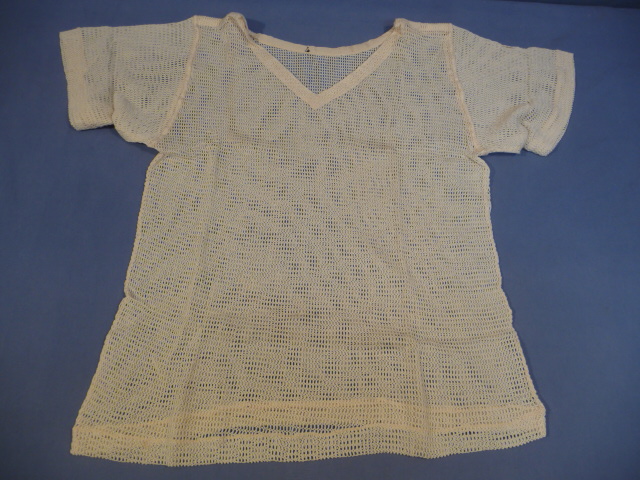 Original WWII German Soldier's Tropical Mesh Undershirt