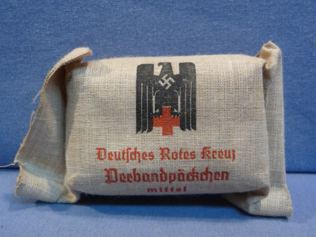 HOLD! Original WWII German DRK (Red Cross) Medical Bandage