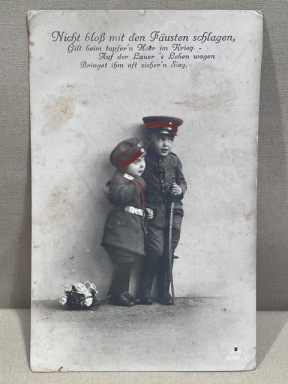 Original WWI German Military Themed Postcard