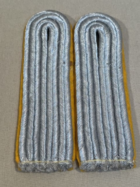 Original WWII German Cavalry Leutnant's Shoulder Boards, Pair