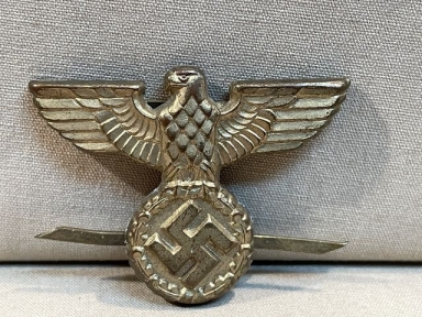 Original Nazi Era German Reichsbahn (Railroad) Visor Cap Eagle