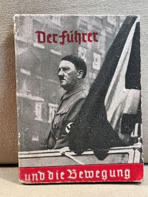 Original Nazi Era German WHW Donation Booklet, HITLER!