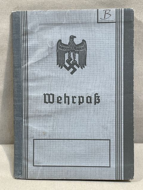 Original WWII German Kriegsmarine (Navy) Soldier's Wehrpaß