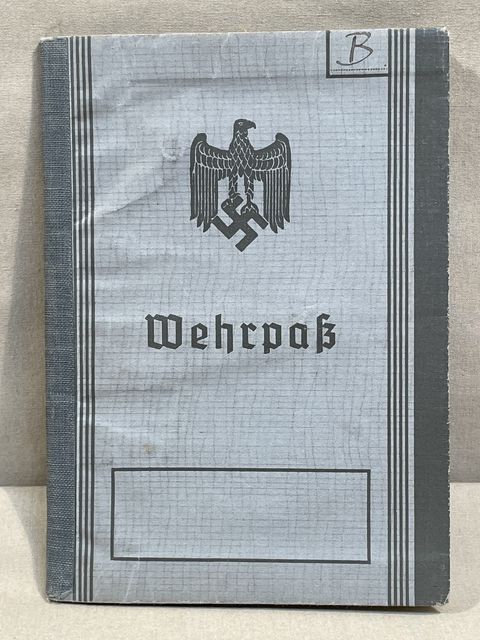 Original WWII German Kriegsmarine (Navy) Soldier's Wehrpa
