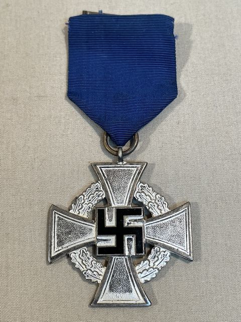 Original Nazi Era German 25 Year Long Service Medal