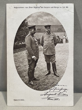 Original WWI German Red Cross (Roten Kreus) Personality Postcard