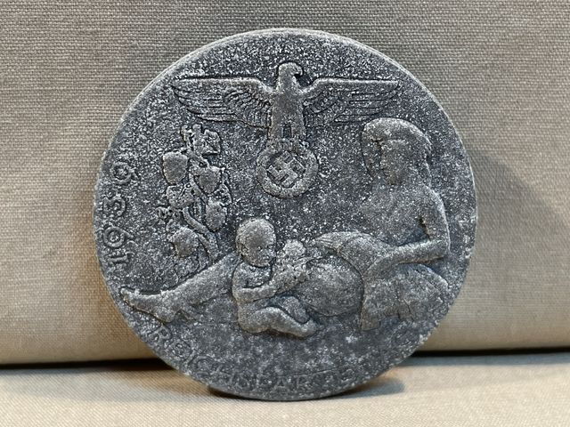 Original Nazi Era German 1939 Party Day Cast Metal Tinnie, REICHSPARTEITAG
