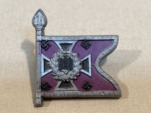 Original WWII German Flag Tinnie, NEBELTRUPPE