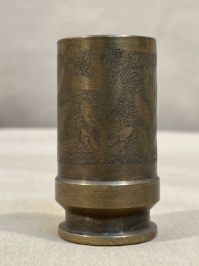 Original WWII German 25mm Brass Shell Casing Trench Art Shot Glass
