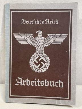 Original Nazi Era German Arbeitsbuch, 2nd Type