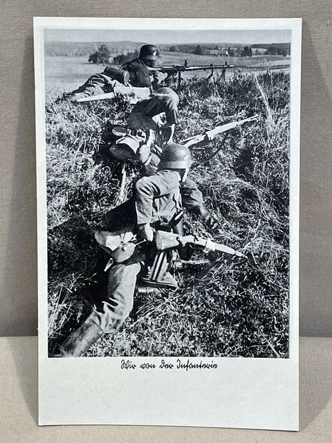 Original WWII German Military Themed Postcard, Our Army (Unser Heer)