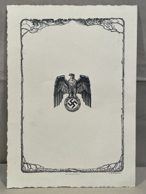 Original 1939 German Fancy Reichspost Telegram