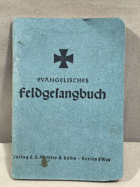 Original WWII German Pocket Field Song Book, Evangelists
