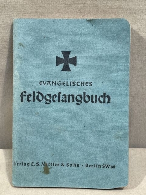 Original WWII German Pocket Field Song Book, Evangelists