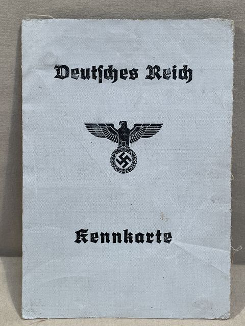 Original WWII German Civilian ID (Kennkarte)