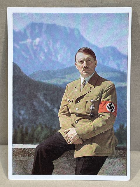 Original WWII German Personality Postcard, HITLER!