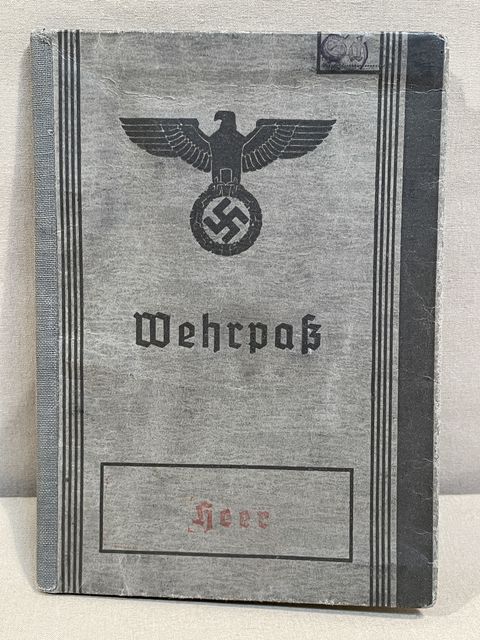 Original WWII German HEER (Army) Homeguard Soldier's Wehrpaß