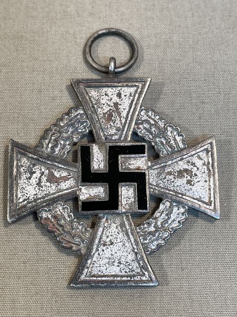 Original Nazi Era German 25 Year Long Service Medal