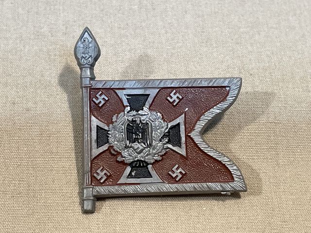 Original WWII German Flag Tinnie, AUFKLRUNGS-ABTEILUNGEN
