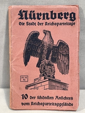 Original Nazi Era German Nrnberg Nazi Rally Photograph Set FOLDER