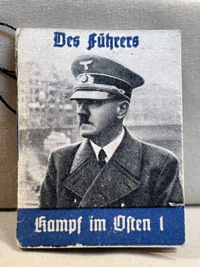 Original Nazi Era German WHW Donation Booklet, DES FUEHRERS